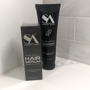 Straight Ahead Revitalizing Moroccan Shampoo and Hair Serum